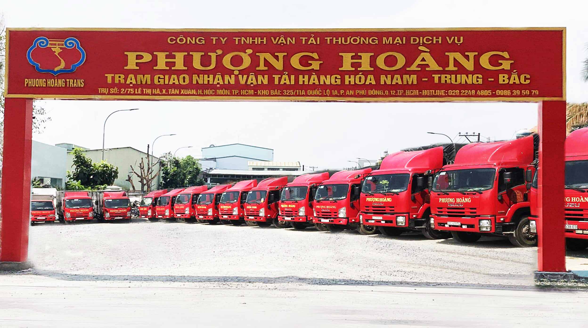 vận chuyển hàng hóa bằng xe tải