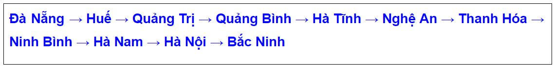 vận chuyển hàng từ đà nẵng đi bắc ninh