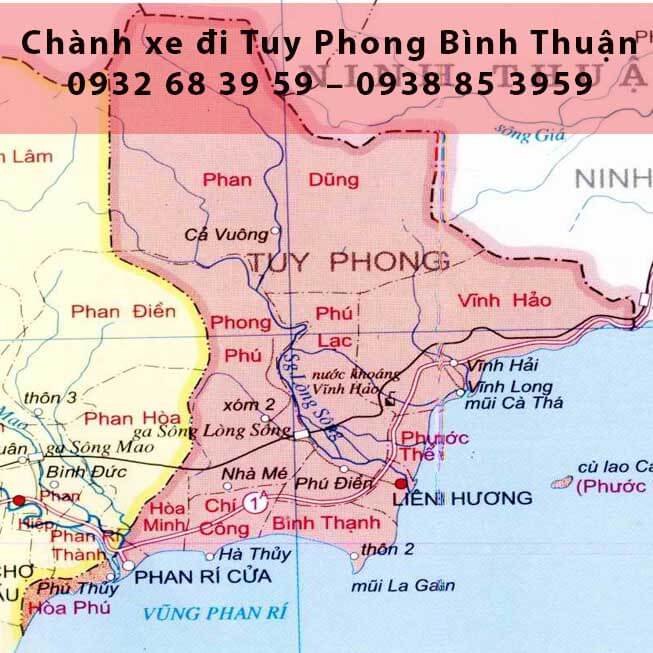 chành xe đi tuy phong bình thuận