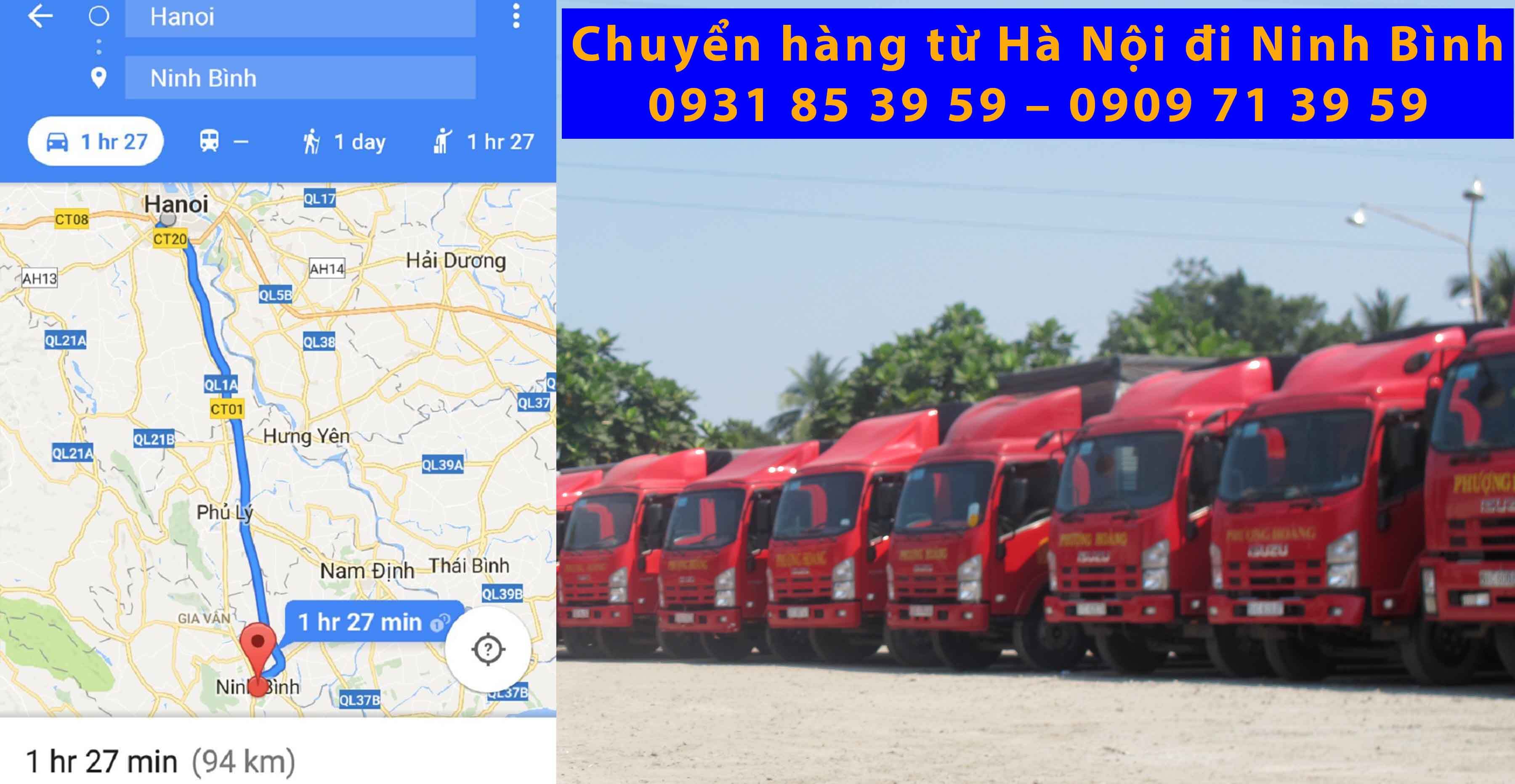 chuyển hàng từ hà nội đi ninh bình