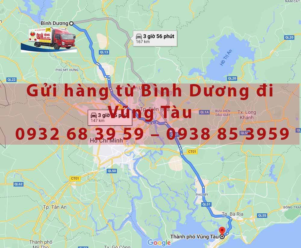 gửi hàng từ bình dương đi vũng tàu