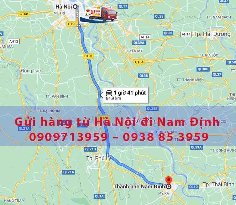 gửi hàng từ hà nội đi nam định