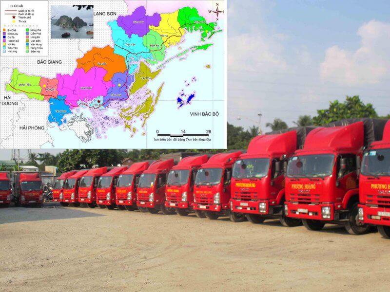 Vận chuyển hàng đi Quảng Ninh
