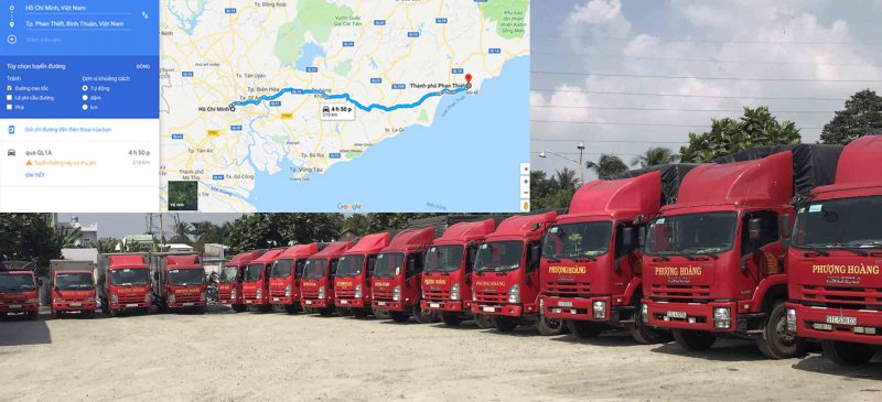vận chuyển hàng đi bình thuận