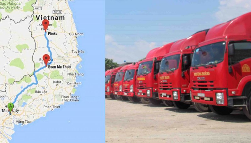 vận chuyển hàng đi daklak