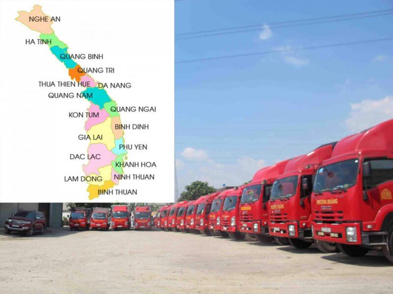 vận chuyển hàng đi miền trung