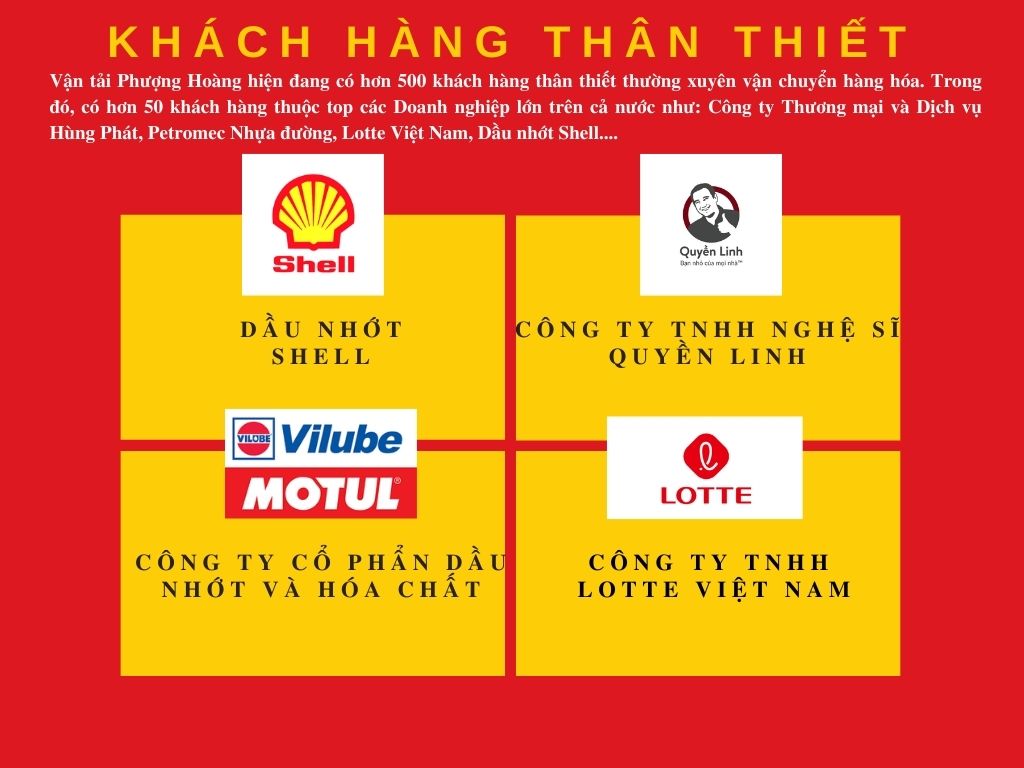 Khách hàng thân thiết vận chuyển hàng đi Hà Nội